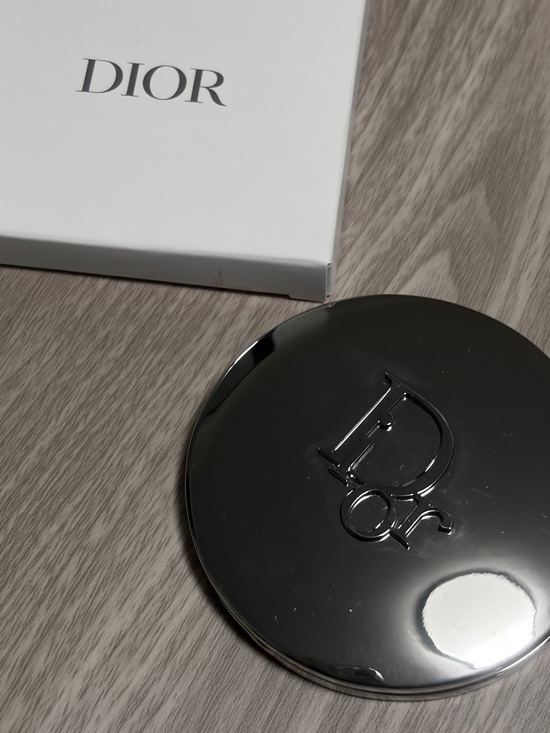 Dior Accessories - Dior Metallic Silver Logo Compact Mirror